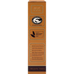 Right side of Organic Times Milk Chocolate Ginger 150g box showing product dimensions and barcode.