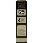 Right side of an Organic Times Dark Chocolate Almonds box showing product features and Australian-made logo.