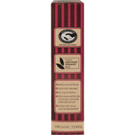 Right side of an Organic Times Dark Chocolate Raspberry Licorice 150g bag showing product features and a barcode.
