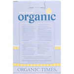 Back of the Organic Times Icing Sugar 250g box showing nutritional information and ingredients on a white background.