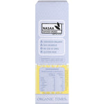 Right side of an Organic Times Icing Sugar 250g box highlighting product benefits and its Australian-made origin.