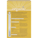 Back of Organic Times Full Cream Milk Powder 300g bag with nutrition facts, ingredients, and storage instructions.