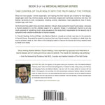Back cover of the book Medical Medium Thyroid Healing by Anthony William, featuring summary text and reviews.
