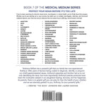 Back cover of Medical Medium Brain Saver by Anthony William featuring descriptive text and book testimonials.