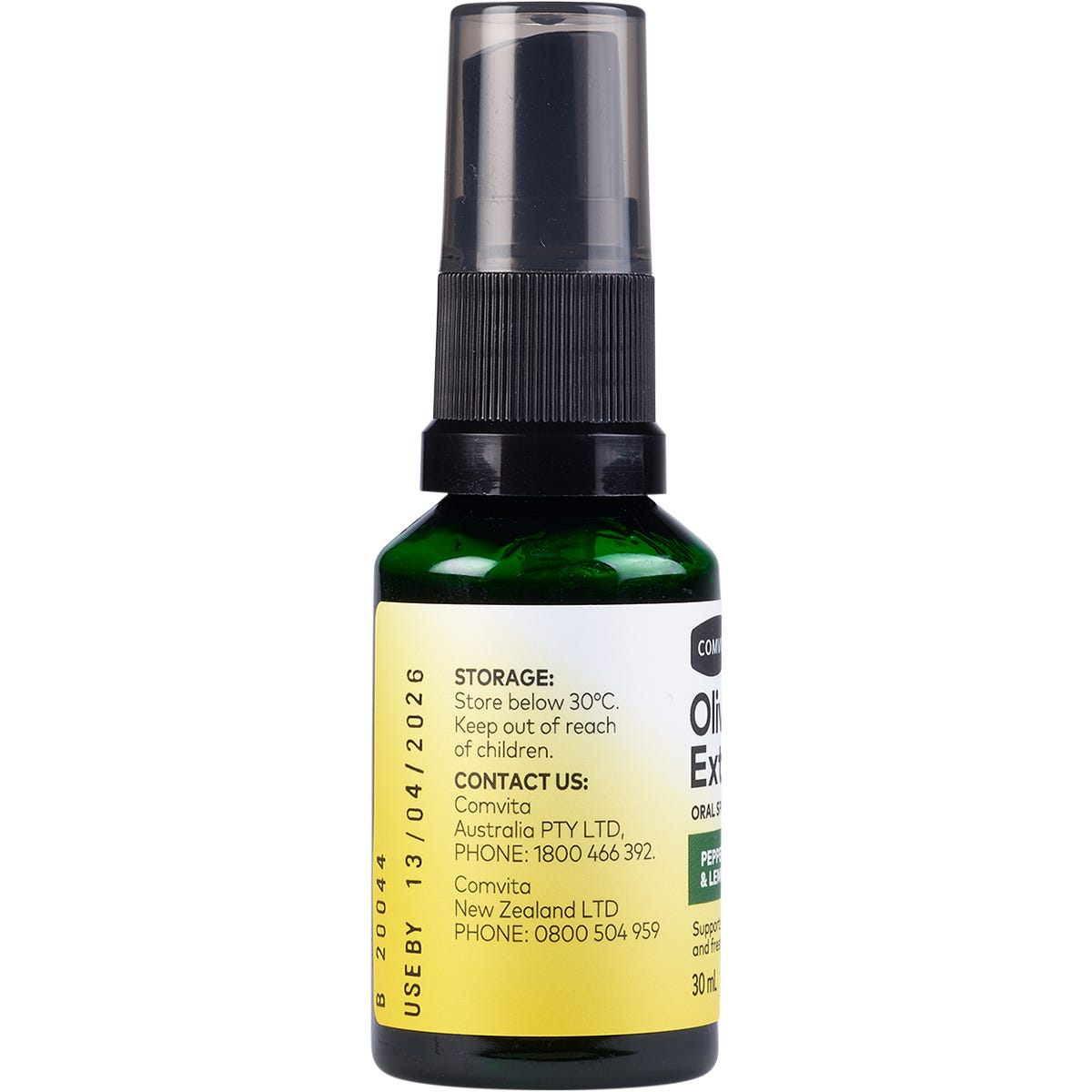 Comvita Olive Leaf Extract Oral Spray Peppermint & Lemon 30ml