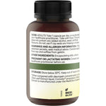Left side view of Comvita Olive Leaf Extract bottle showing label details and directions on a white background.