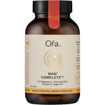 120 capsules of Ora Health Mag3 Complete in a white bottle with a minimalist green and black label.