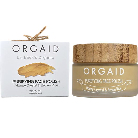 Orgaid Purifying Face Polish Honey Crystal and Brown Rice 56g