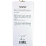 Back of Orgaid Cleansing Oil box showing ingredients, benefits, and usage instructions on a white background.