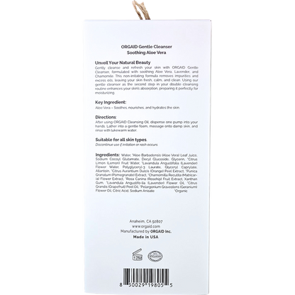Orgaid Gentle Cleanser Soothing Aloe Vera 120ml