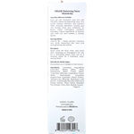 Back of Orgaid Balancing Toner box with Vitamin B3 benefits, usage directions, and full ingredients list.