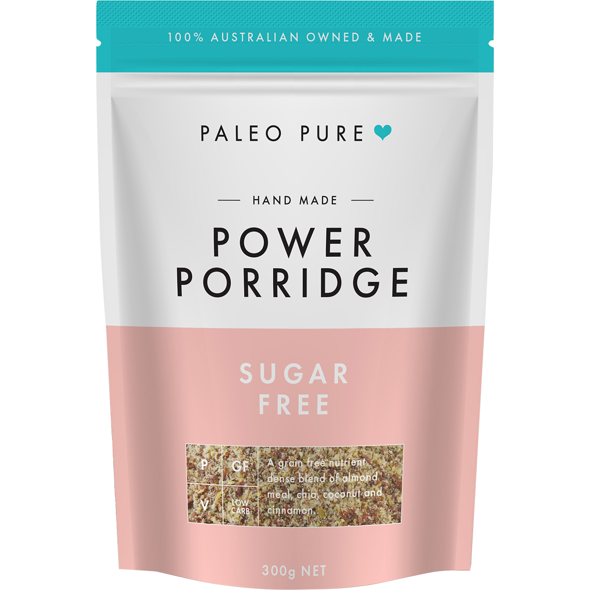 Paleo Pure Power Porridge Sugar Free 300g
