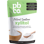 600g bag of PBCo Xylitol Natural Sweetener, a keto-friendly and gluten-free sugar substitute for baking.