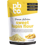 350g bag of PBCo. Premium Australian Sweet Lupin Flour, a gluten-free and low-carb baking essential.