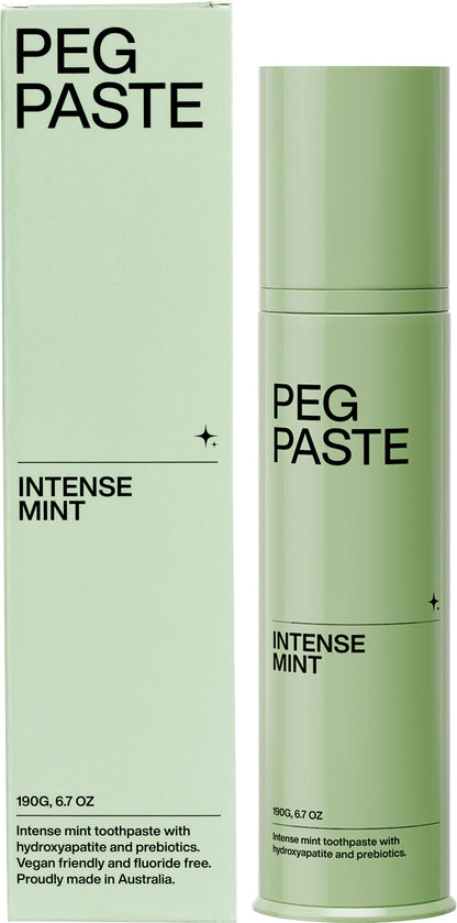 Peg Paste Natural Toothpaste with Hydroxyapatite Intense Mint 190g
