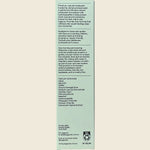 Back of Peg Paste Natural Mint box showing ingredients, directions, and a certified natural logo.