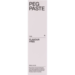Peg Paste 100g Flavour Free Natural Toothpaste box with prebiotics and hydroxyapatite on a white background.
