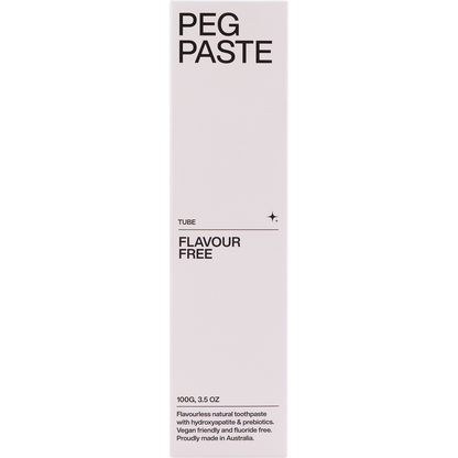 Peg Paste Natural Toothpaste with Hydroxyapatite Flavour Free 100g