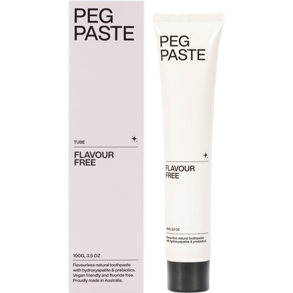Peg Paste Natural Toothpaste with Hydroxyapatite Flavour Free 100g