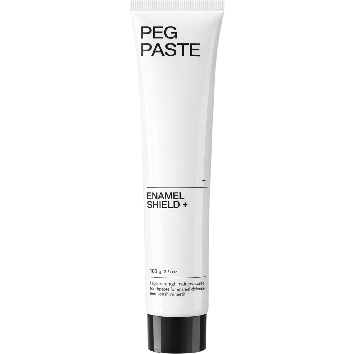 Peg Paste 100g Natural Toothpaste Enamel Shield Mint tube on a white background.