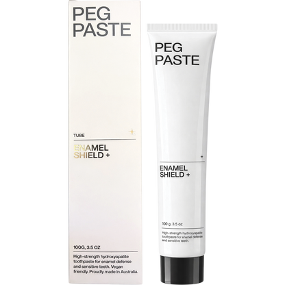 Peg Paste Natural Toothpaste Hydroxyapatite Enamel Shield Mint 100g