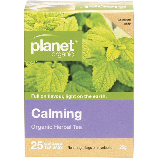 Planet Organic Calming Herbal Tea Bags 25 Pack