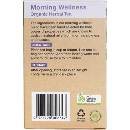 Planet Organic New Mother's Morning Wellness Herbal Tea Bags 25 Pack