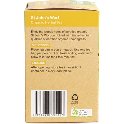 Planet Organic St John's Wort Herbal Tea Bags 25 Pack