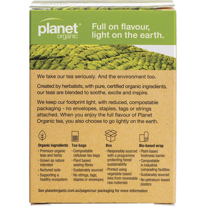 Planet Organic White Tea Herbal Tea Bags 25 Pack