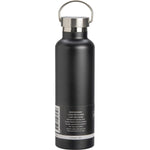 Onyx matte black Ever Eco 750ml insulated stainless steel bottle shown at an angle on a white background.