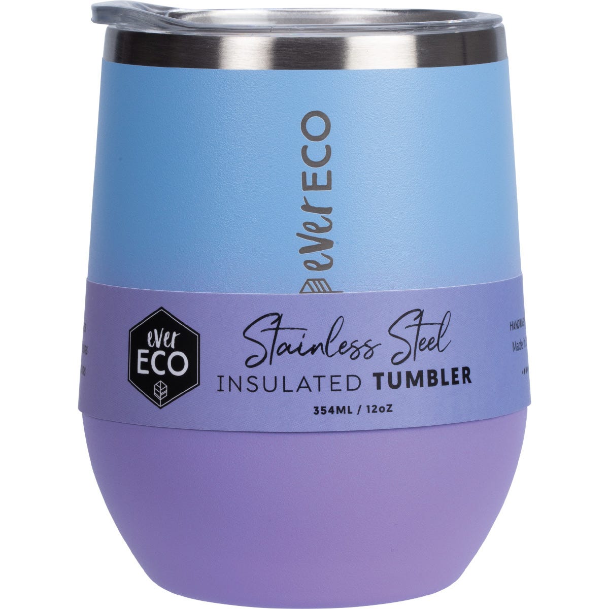Ever Eco 354ml insulated tumbler in Balance color with a matte powder coated finish and sliding lid.