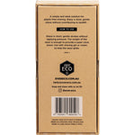 Back of Ever Eco Safety Razor box showing product features and a sustainable, plastic-free mission statement.