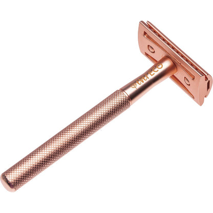 Ever Eco Safety Razor Rose Gold(Includes 10 replacement blades)