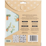 Back of Ever Eco Eco Sponge Cloths packaging featuring care instructions and product details on a white background.