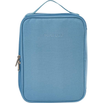 Blue Ever Eco insulated lunch bag in Cove with a carry handle and zipper, shown on a white background.