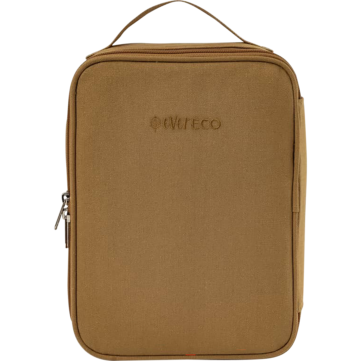 Husk Ever Eco insulated lunch bag with a carry handle on a white background.