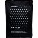 Husk Ever Eco insulated lunch bag shown from a side angle, featuring a brown fabric and a black carry handle.