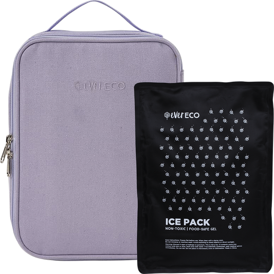 Ever Eco Insulated Lunch Bag with Ice Pack Lilac 1pc