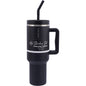 Ever Eco Insulated Tumbler with Handle & Straw Onyx 1.18L