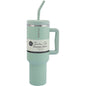 Ever Eco Insulated Tumbler with Handle & Straw Sage 1.18L