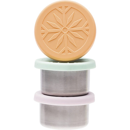 Ever Eco Stainless Steel Mini Containers Spring Pastel 3 Pack