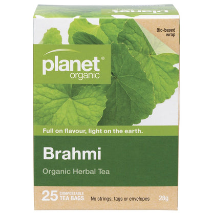 Planet Organic Brahmi Herbal Tea Bags 25 Pack