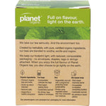 Back view of Planet Organic Brahmi Tea 25 pack box showing ingredients and brewing instructions on a white background.