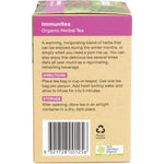 Right side of Planet Organic Immunitea 25-pack box featuring a barcode and an Australian Made and Owned logo.
