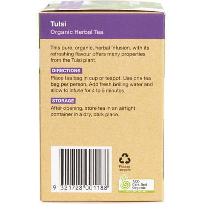 Planet Organic Tulsi Herbal Tea Bags 25 Pack