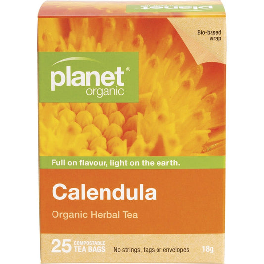 Planet Organic Calendula Herbal Tea Bags 25 Pack