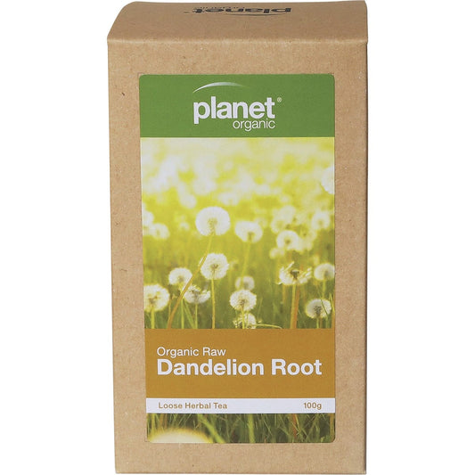 Planet Organic Raw Dandelion Root Herbal Loose Leaf Tea 100g