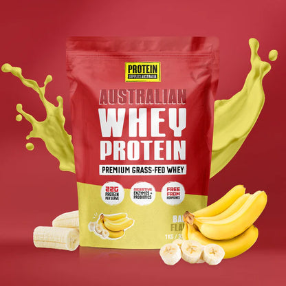 Protein Supplies Australia Australian Whey Protein Banana 1kg