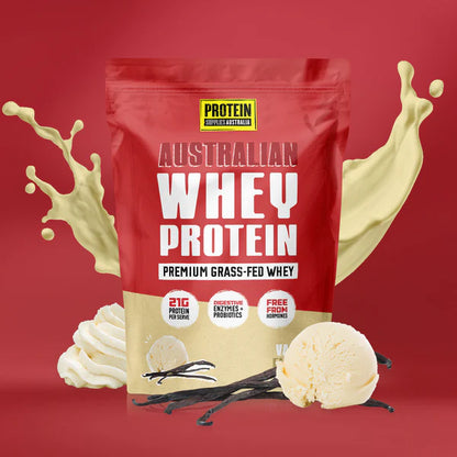 Protein Supplies Australia Australian Whey Protein Vanilla 1kg