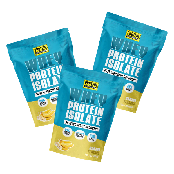 Protein Supplies Australia WPI Whey Protein Isolate Banana 500g